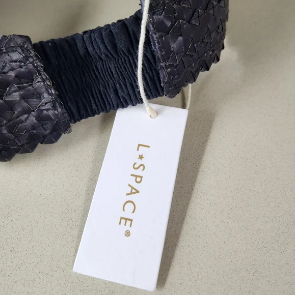 L*SPACE Maloma Hat - NATURAL/BLACK **NEW - Picture 8 of 9